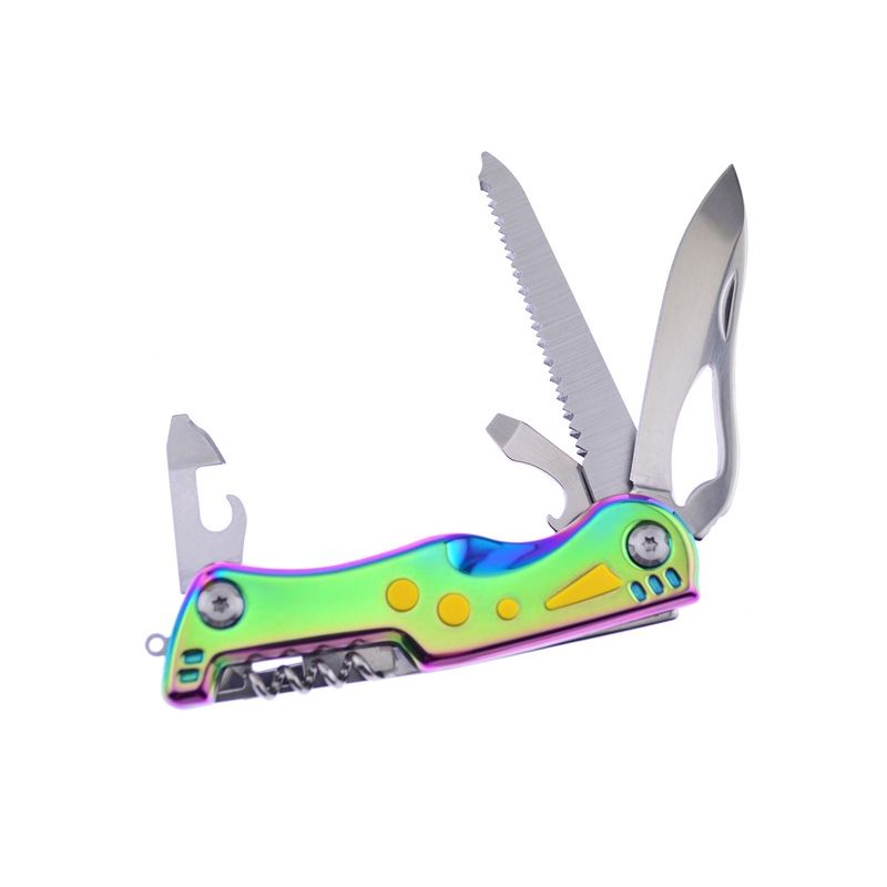 Levně Nůž nářaďový multitool Rainbow Titanium