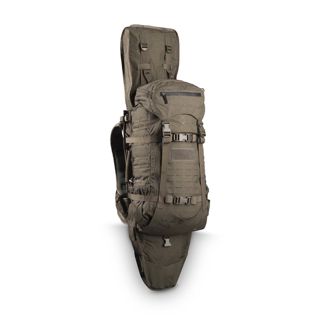 Levně EBERLESTOCK batoh GUNSLINGER II MILITARY GREEN