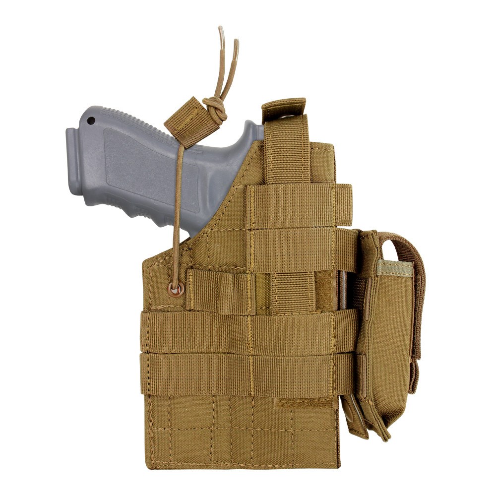 Levně CONDOR OUTDOOR pouzdro pistolové MOLLE glock oboustranné COYOTE BROWN