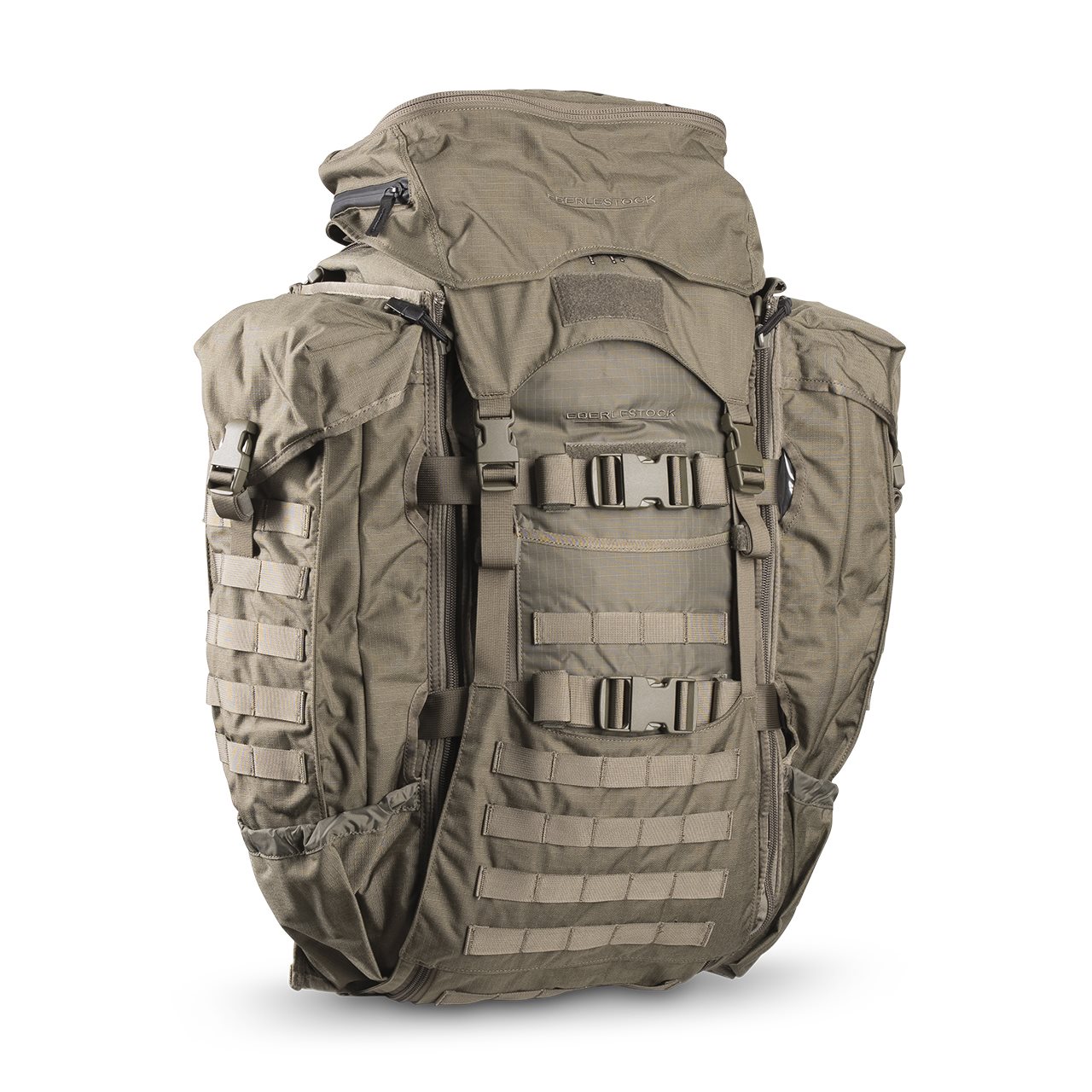 Levně EBERLESTOCK batoh SKYCRANE II PACK MILITARY GREEN