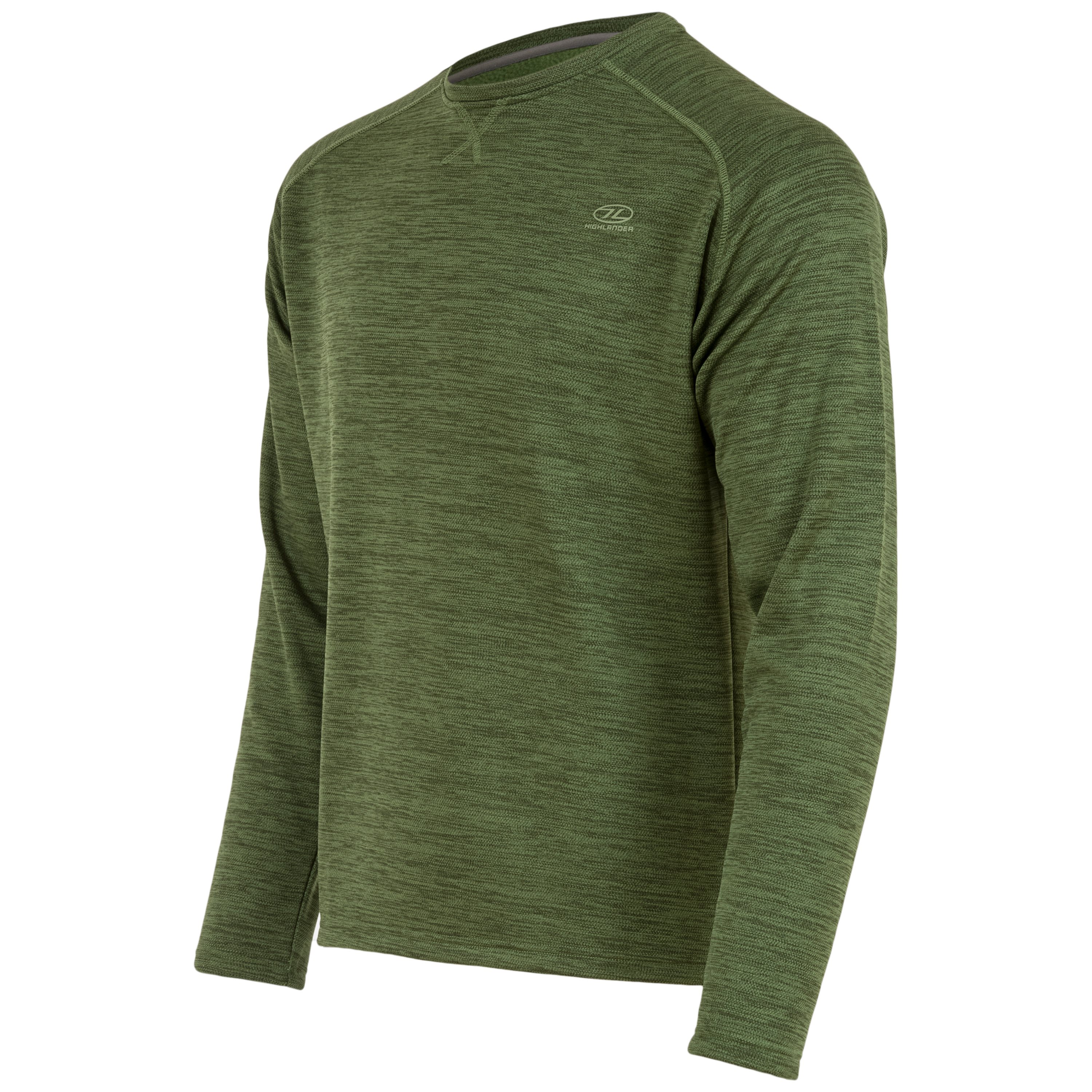 Levně Svetr CREW NECK ZELENÝ