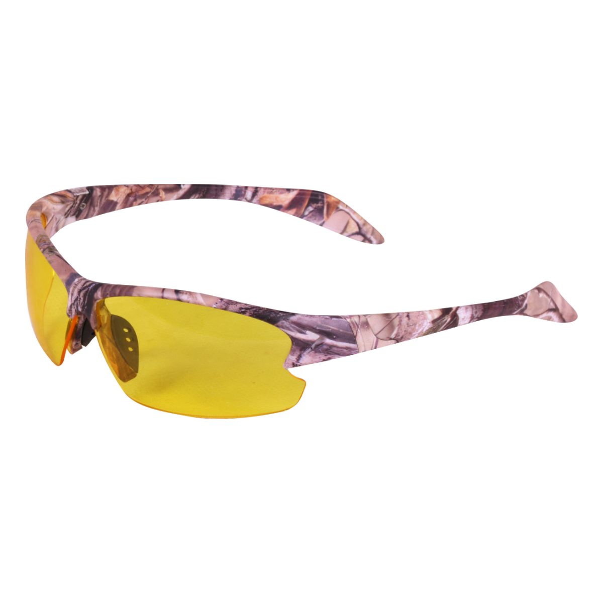 Levně JACK PYKE brýle střelecké 2 skla s pouzdrem FOREST CAMO HNĚDÉ