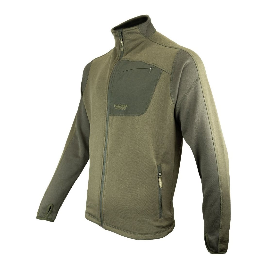 Levně Bunda ASHCOMBE TECHNICAL FLEECE ZELENÁ