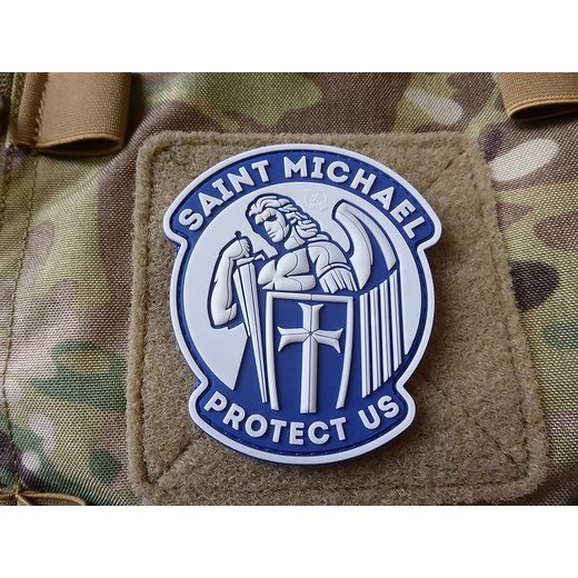 Levně JACKETS TO GO nášivka SANKT MICHAEL plast velcro MODRÁ