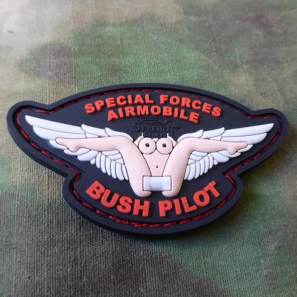 Levně JACKETS TO GO nášivka BUSH PILOT plast BAREVNÁ