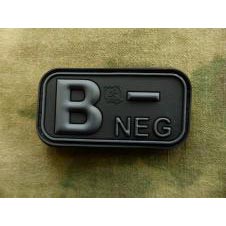 Levně JACKETS TO GO nášivka KREV B NEG plast ČERNÁ