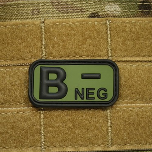 Levně JACKETS TO GO nášivka KREV B NEG plast ZELENÁ
