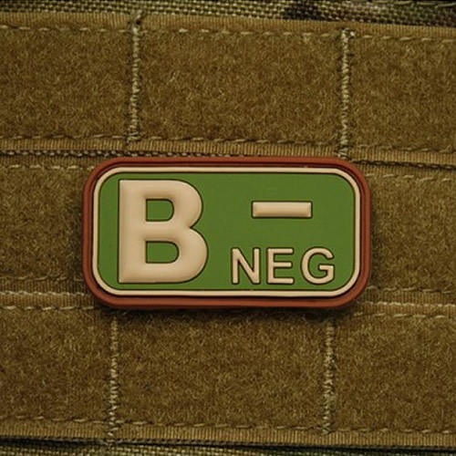 Levně JACKETS TO GO nášivka KREV B NEG plast MULTICAM