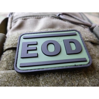 Levně JACKETS TO GO nášivka EOD plast ZELENÁ