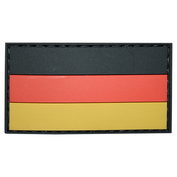 Nášivka plastová vlajka NĚMECKO velcro