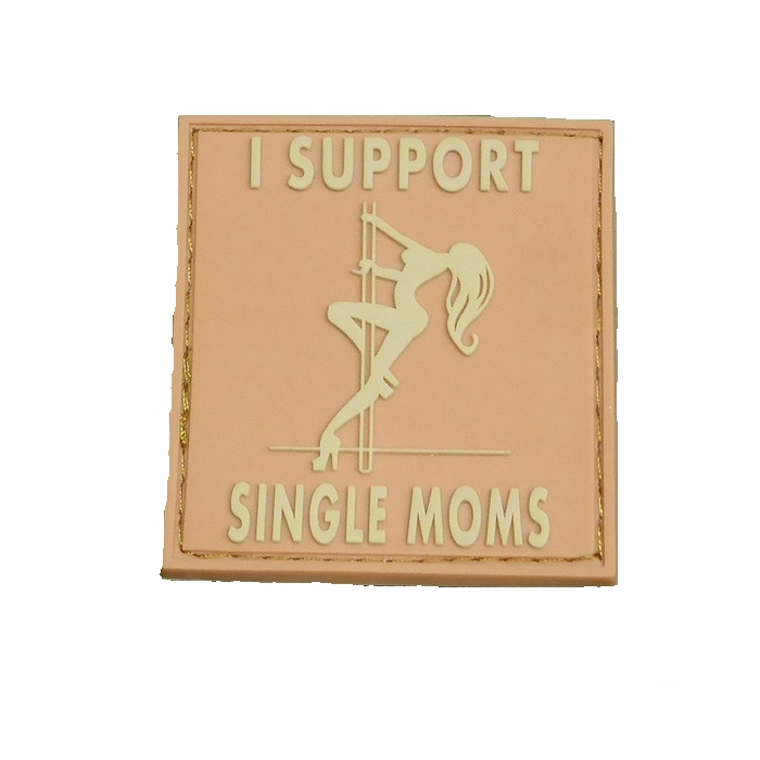 Levně JACKETS TO GO nášivka I SUPPORT SINGLE MOMS plast velcro DESERT