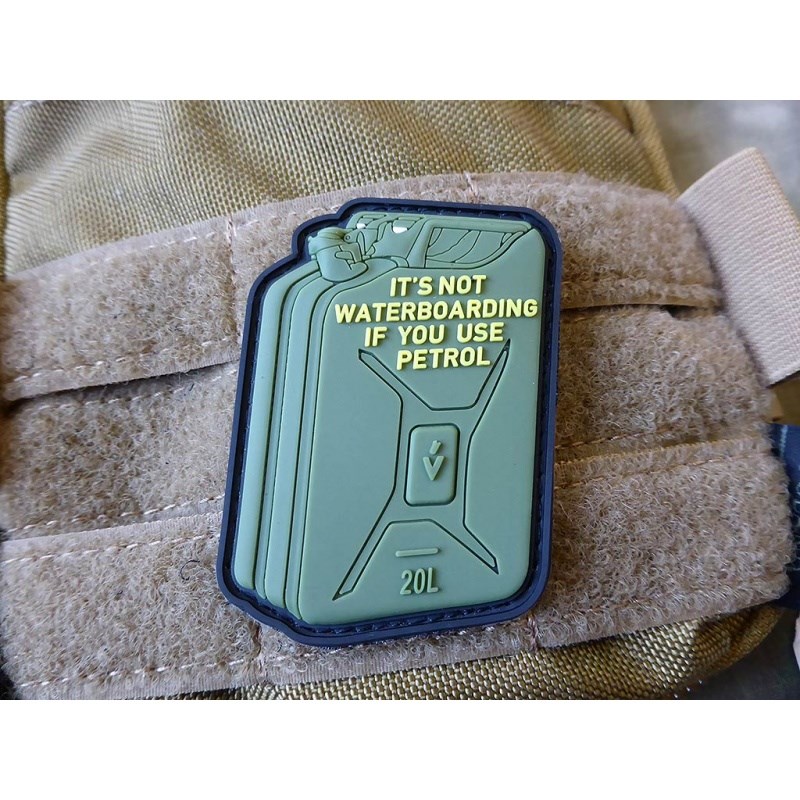 Levně JACKETS TO GO nášivka WATERBOARDING plast velcro
