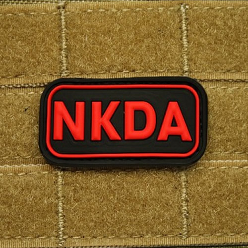 Levně JACKETS TO GO nášivka KREV NKDA plast ČERNÁ/ČERVENÁ