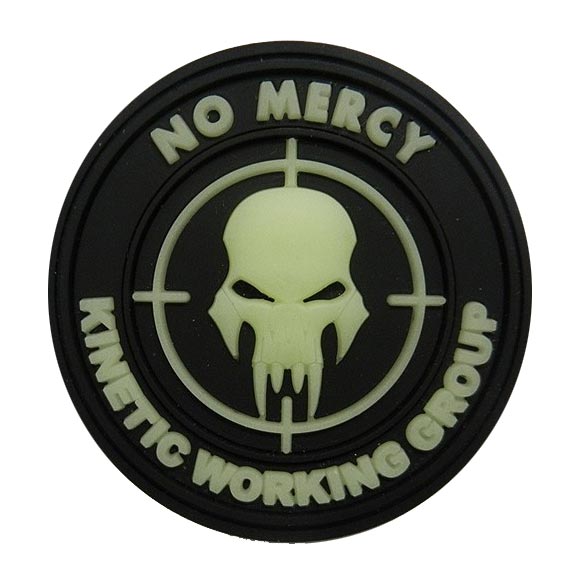 Levně JACKETS TO GO nášivka NO MERCY - KINETIC GROUP plast GLOW