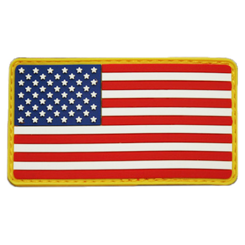 Nášivka vlajka USA plast barevná VELCRO