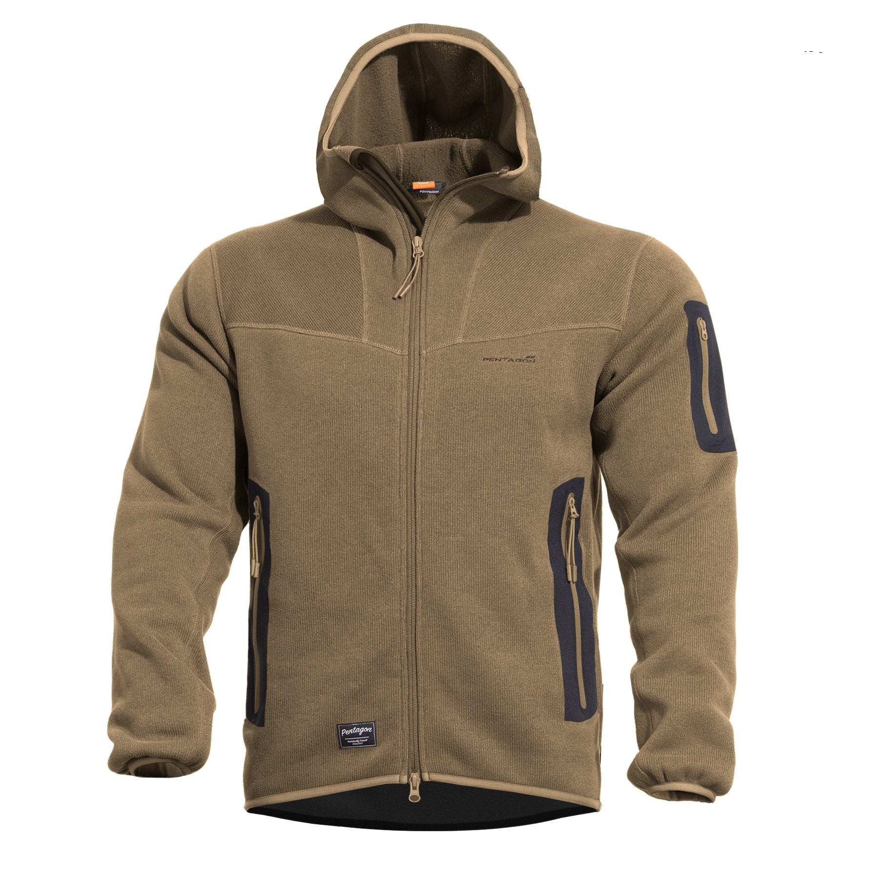 Levně Mikina FLEECE s kapucí FALCON PRO POLARTEC® COYOTE