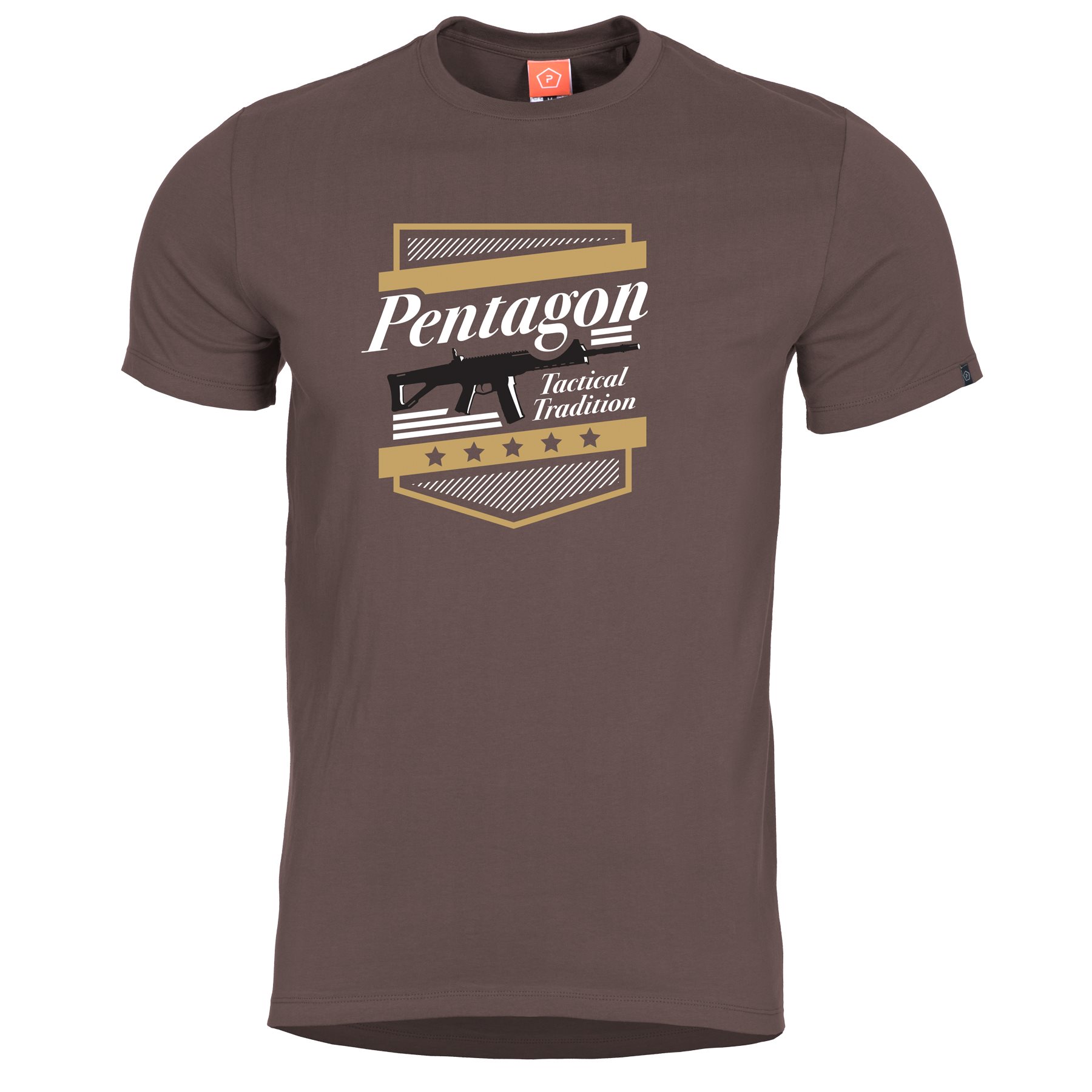 Levně Triko A.C.R. PENTAGON tactical tradition TERRA BROWN