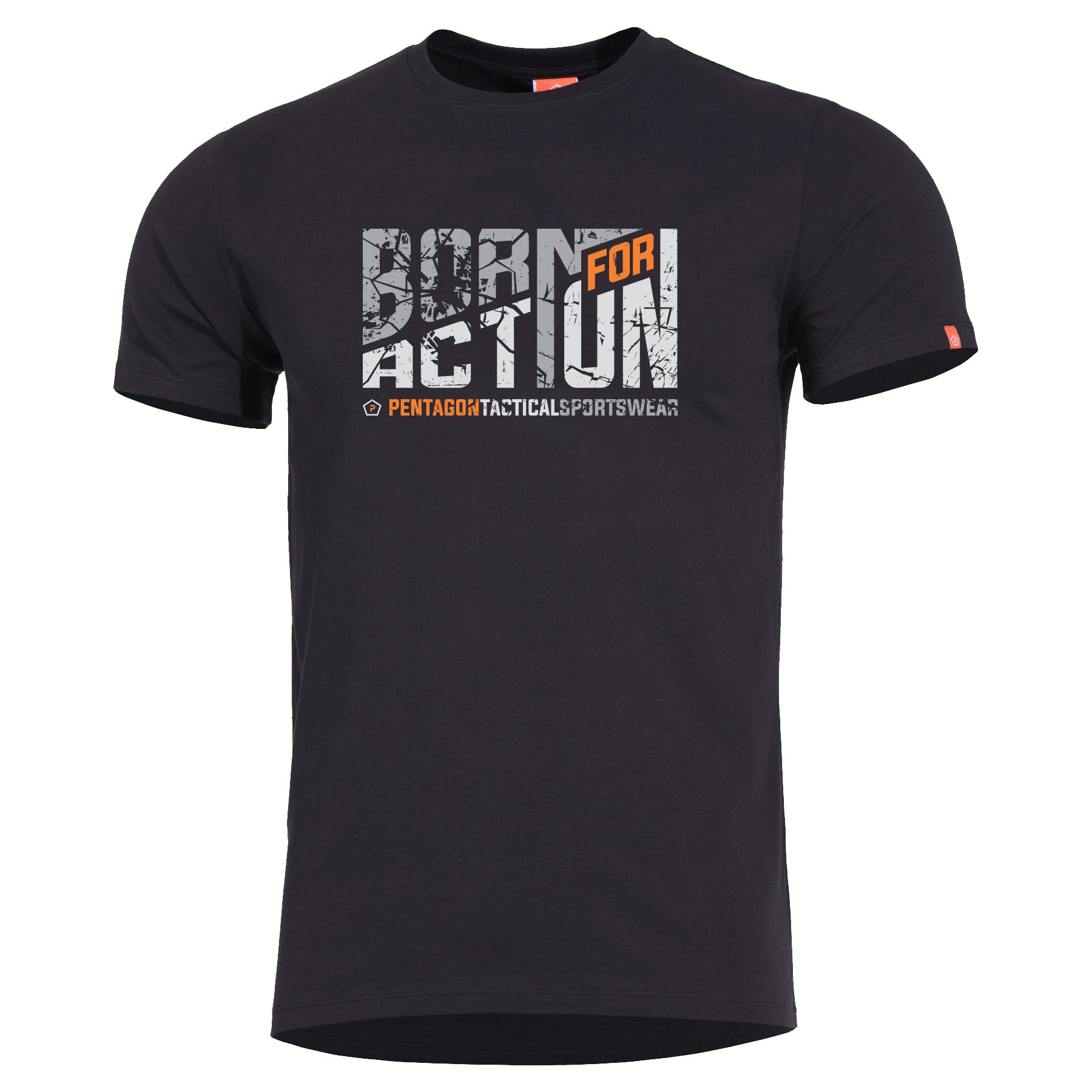 Levně Triko BORN FOR ACTION ČERNÉ