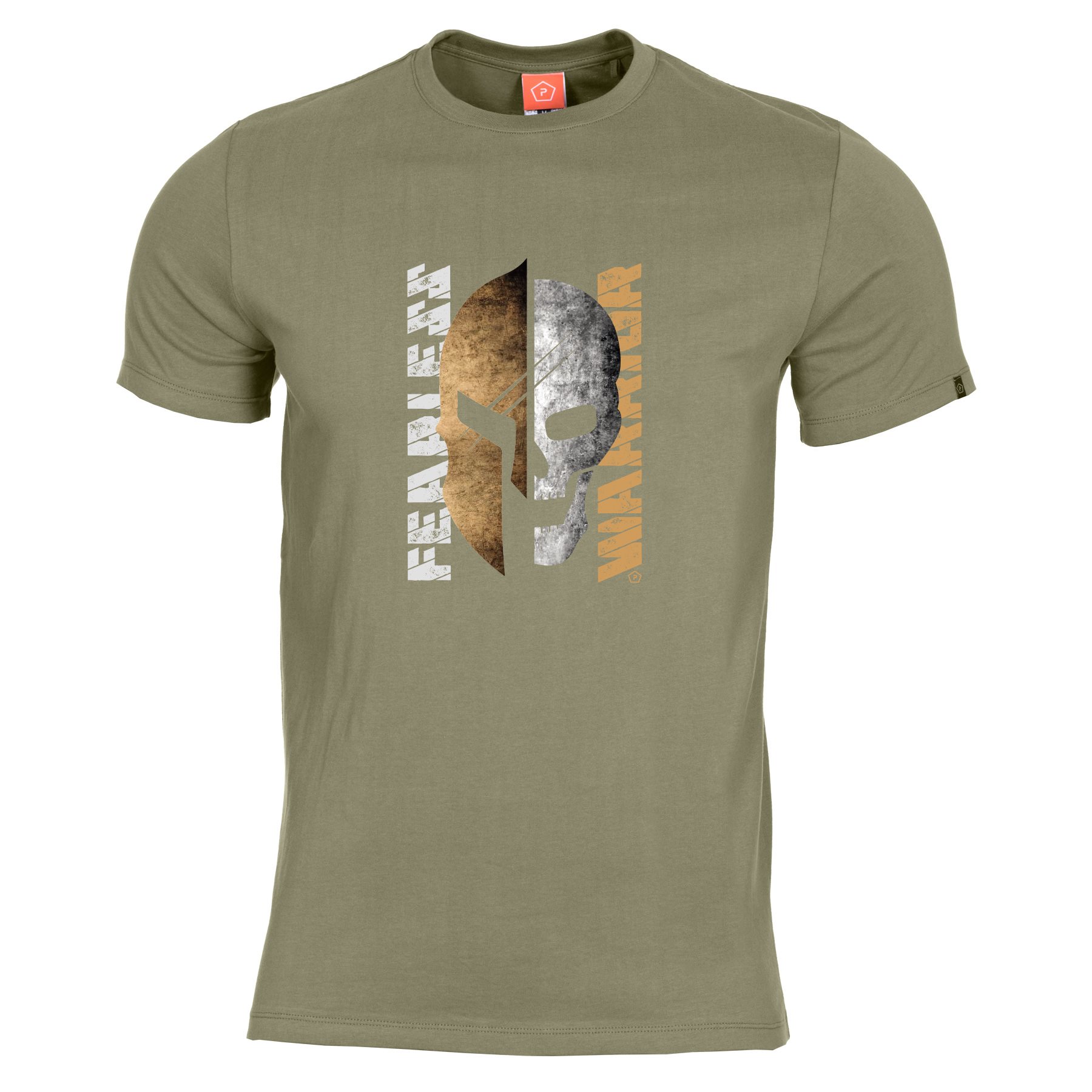 Levně Triko FEARLESS WARRIOR ZELENÉ