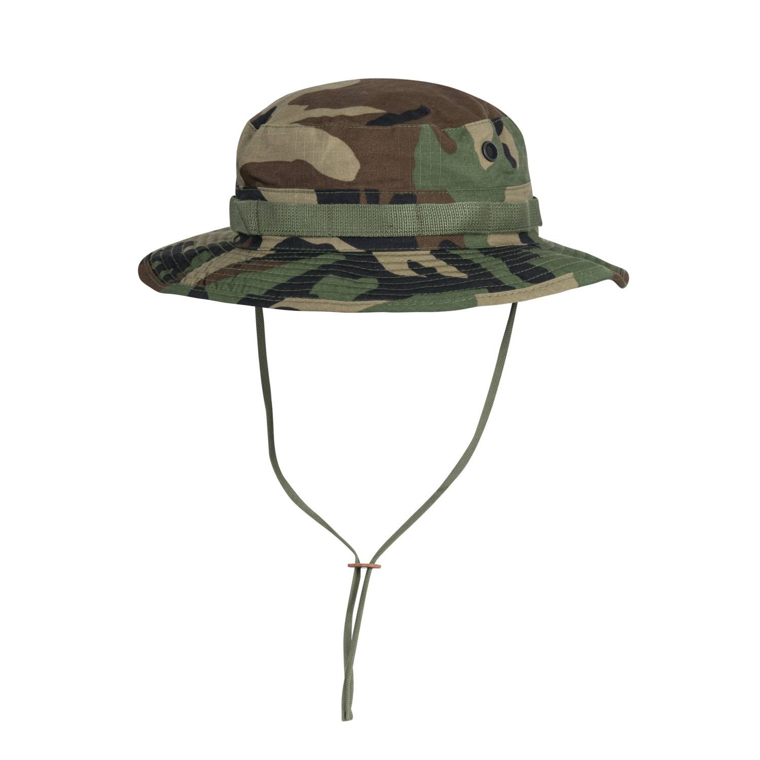 Levně Klobouk s límcem rip-stop US WOODLAND