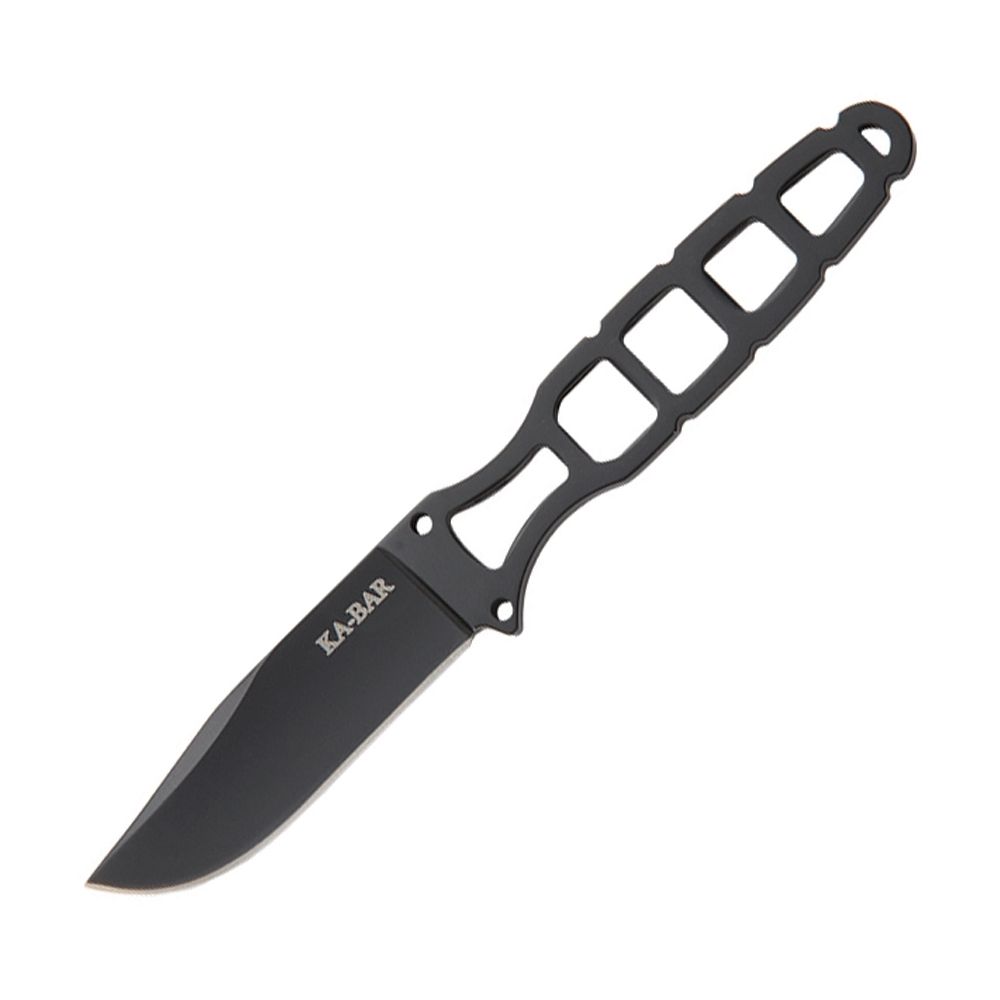 Levně KA-BAR nůž SKELETON s pevnou čepelí ČERNÝ