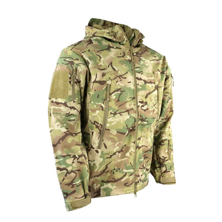 Levně Bunda softshell TACTICAL PATRIOT maskování BTP