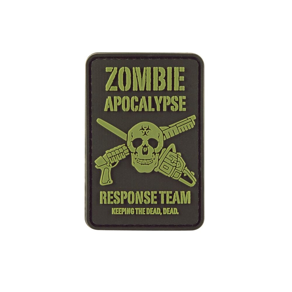 Levně KOMBAT nášivka plast ZOMBIE APOCALYPSE velcro