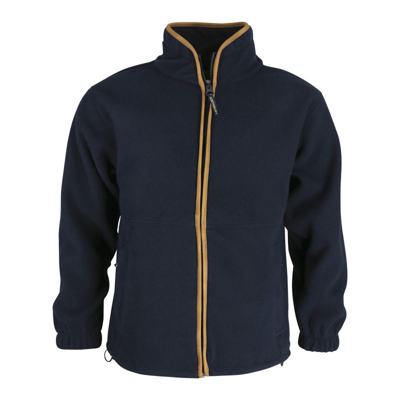 Levně Mikina HUNTSBURY fleece TMAVĚ MODRÁ