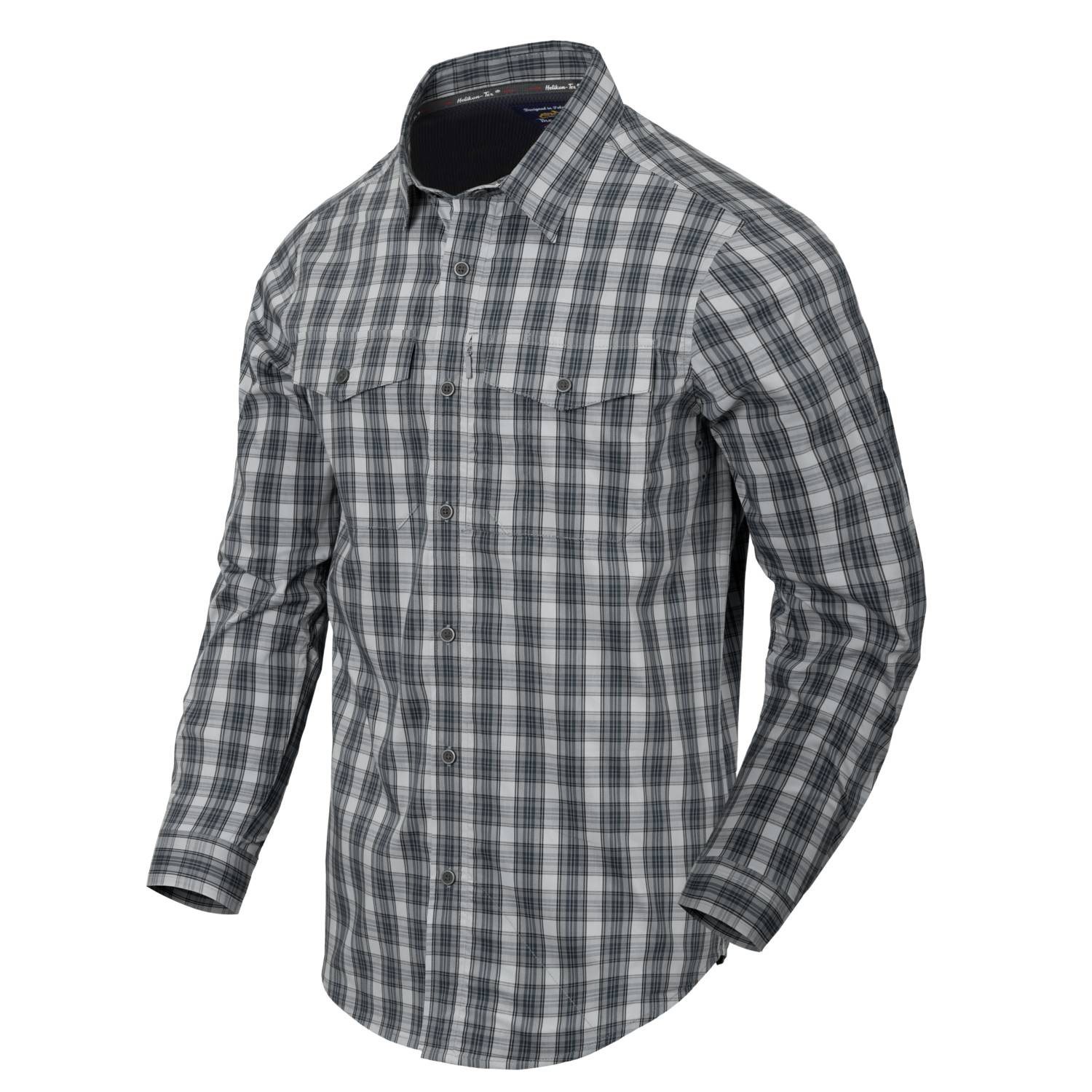 Levně Košile COVERT dlouhý rukáv FOGGY GREY PLAID