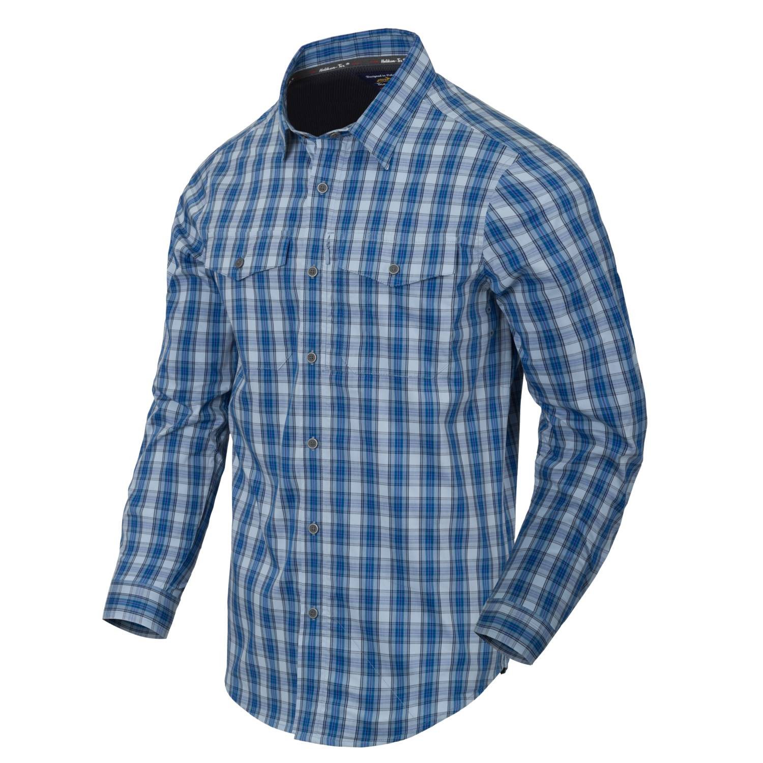 Levně Košile COVERT dlouhý rukáv OZARK BLUE PLAID