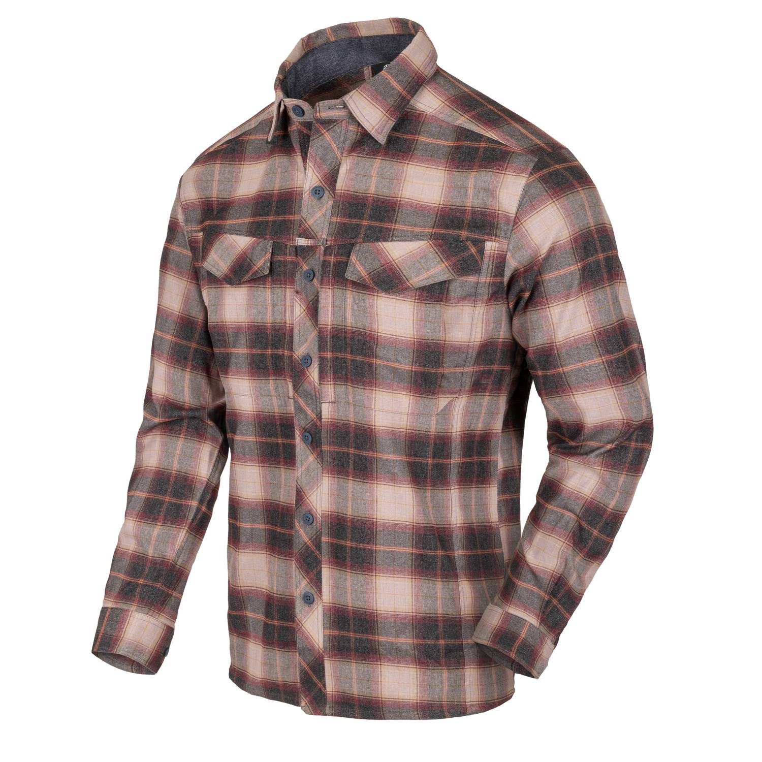 Levně Košile DEFENDER Mk2 PILGRIM kostkovaná RUST PLAID