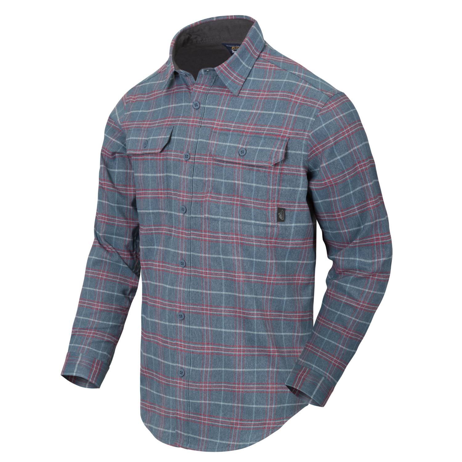 Levně Košile GREYMAN dlouhý rukáv GRAPHITE PLAID