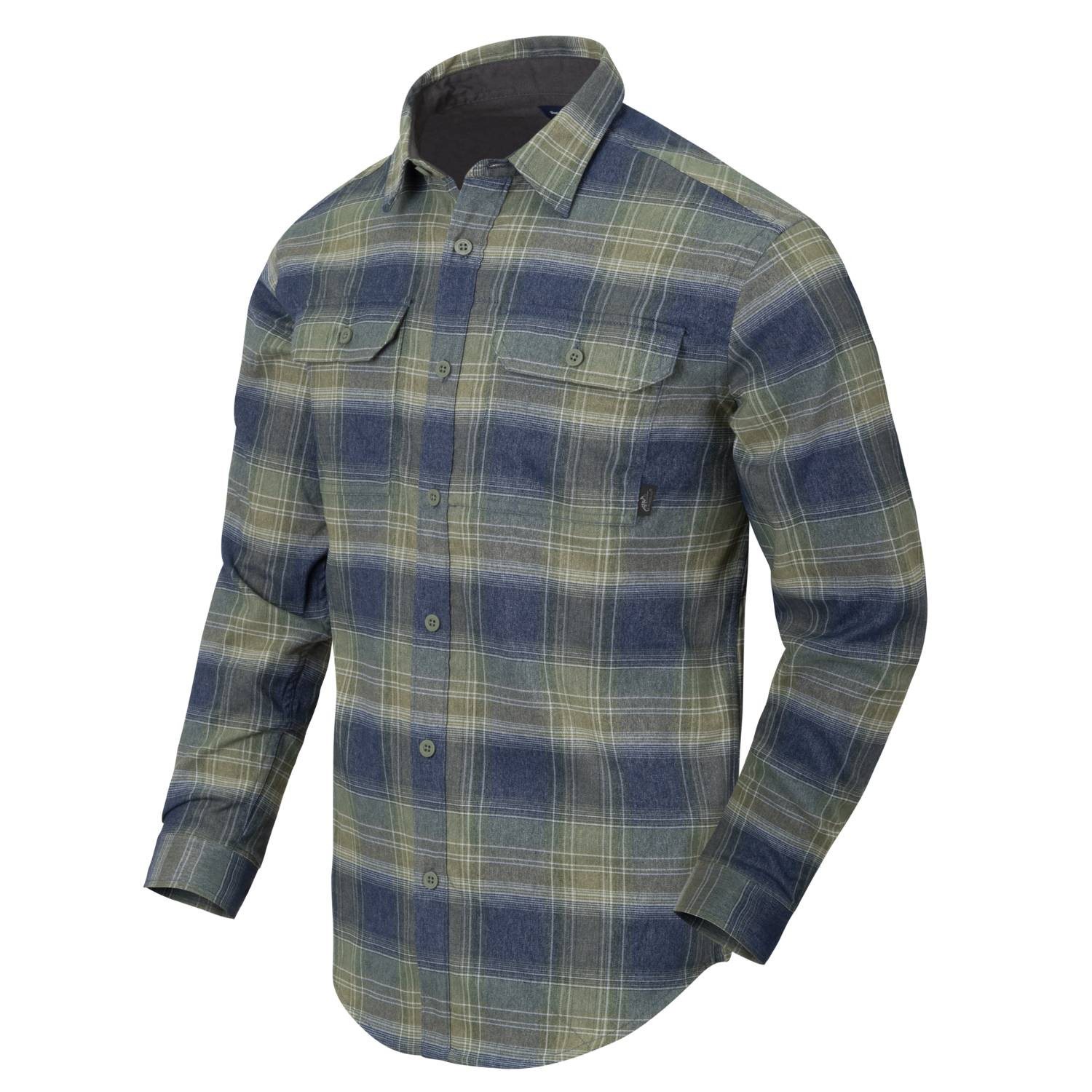 Levně Košile GREYMAN dlouhý rukáv BLAST BLUE PLAID