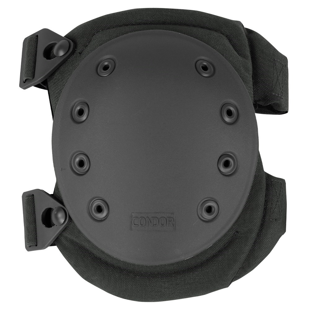Levně CONDOR OUTDOOR chrániče kolenní se zapínací sponou ČERNÉ
