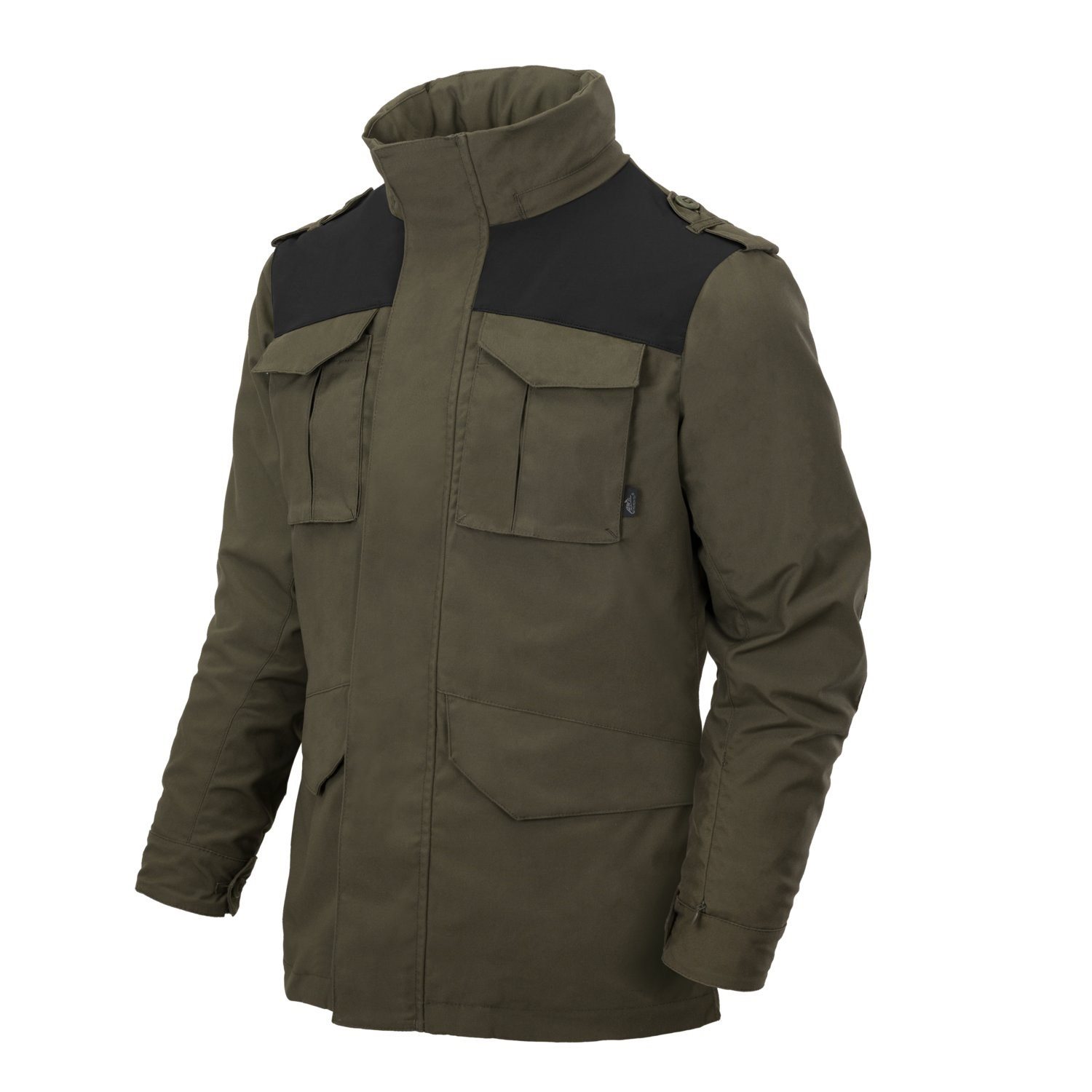 Levně Bunda COVERT M65 TAIGA GREEN/ČERNÁ