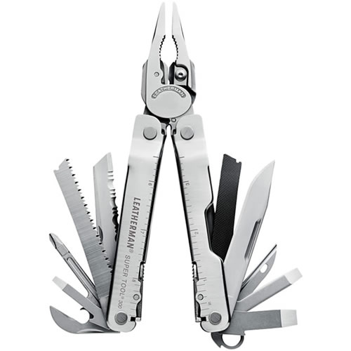 Levně Leatherman kleště multifunkční skládací SUPER TOOL 300 STŘÍBRNÁ