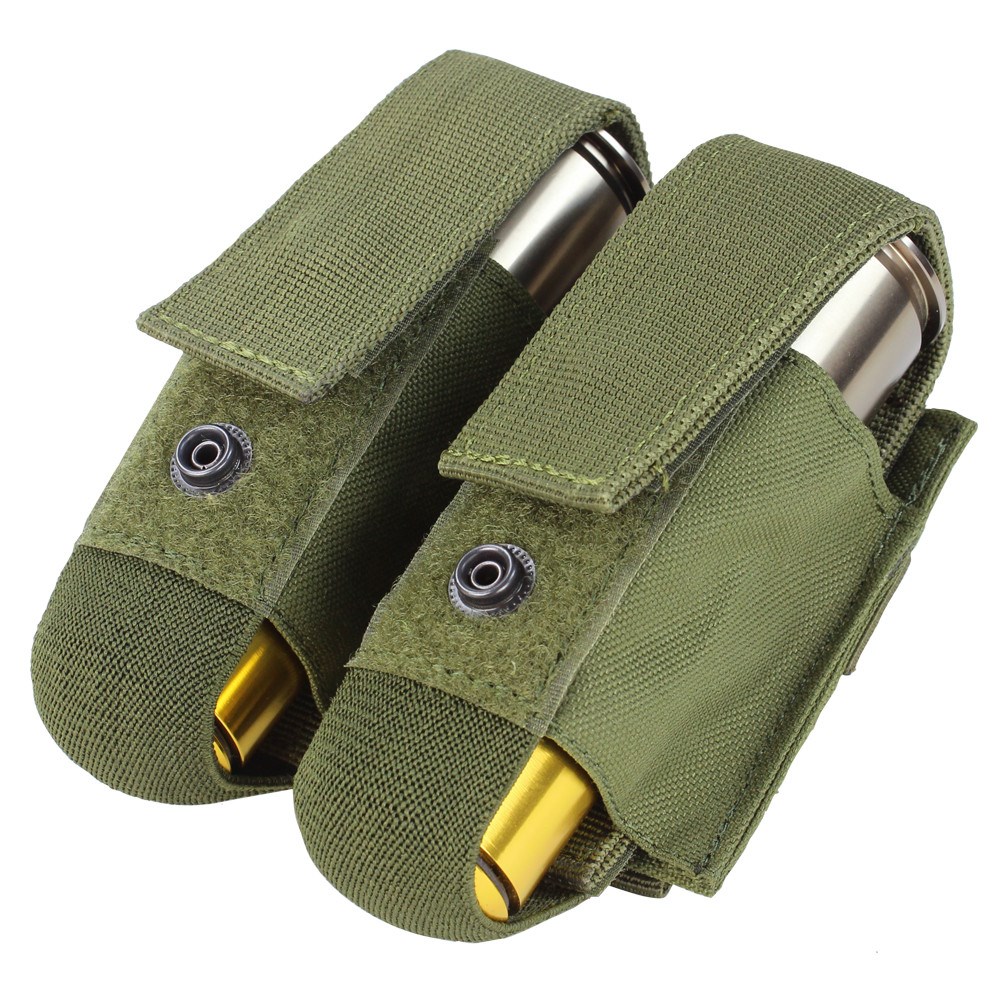 Levně CONDOR OUTDOOR sumka MOLLE na dva 40mm granát. náboje ZELENÉ