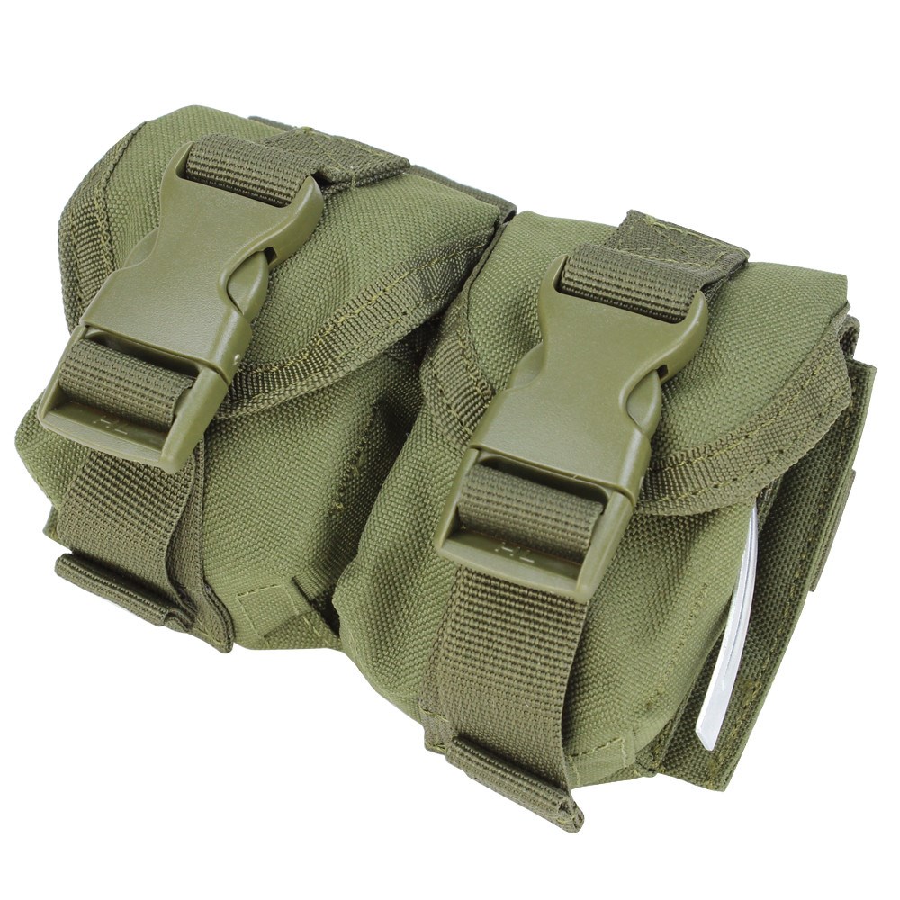 Levně CONDOR OUTDOOR sumka MOLLE na dva granáty ZELENÁ