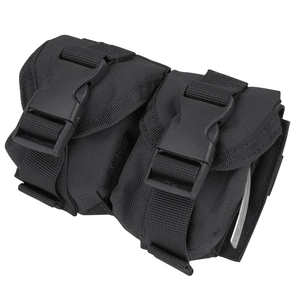 Levně CONDOR OUTDOOR sumka MOLLE na dva granáty ČERNÁ