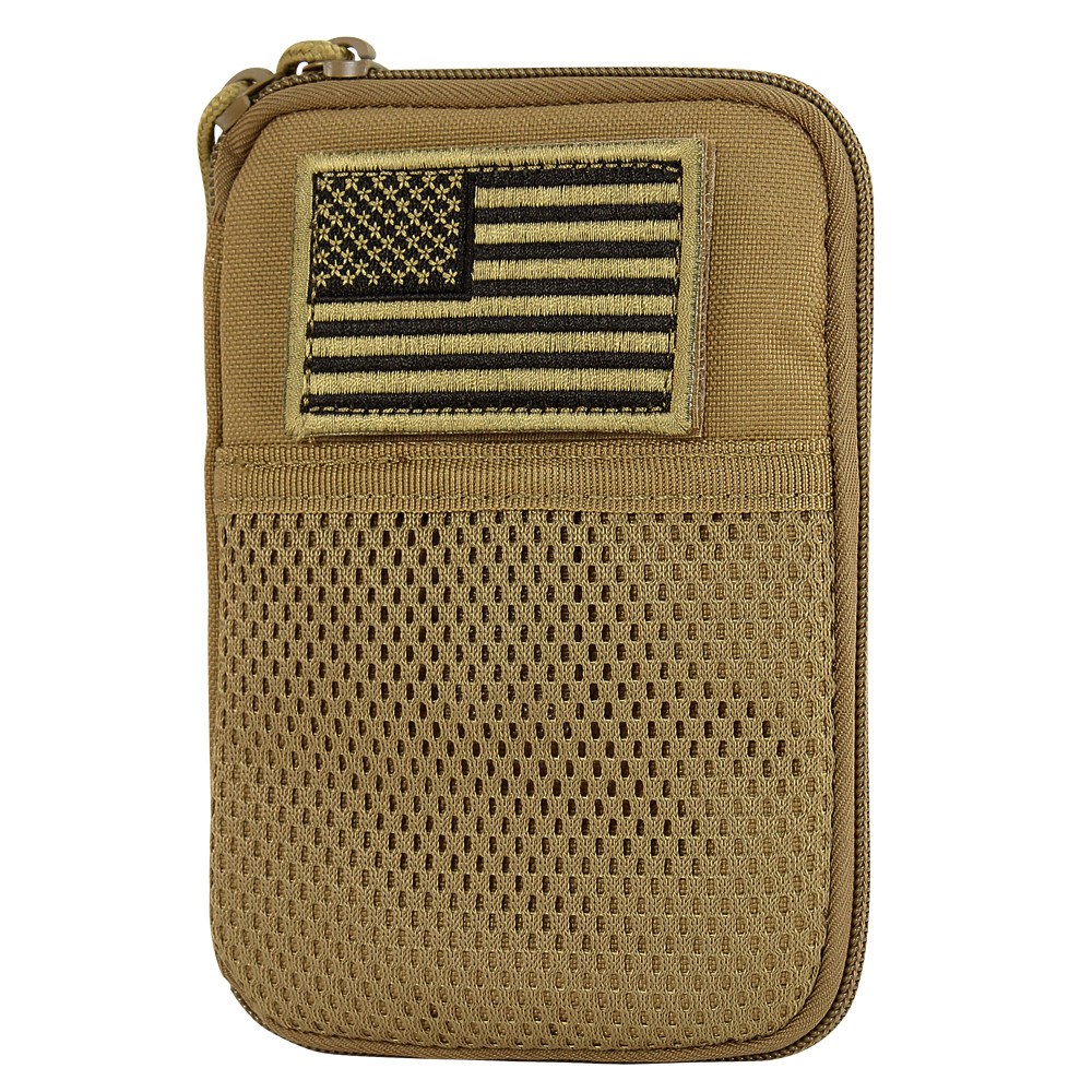Levně CONDOR OUTDOOR pouzdro MOLLE univerzální s vlajkou COYOTE BROWN