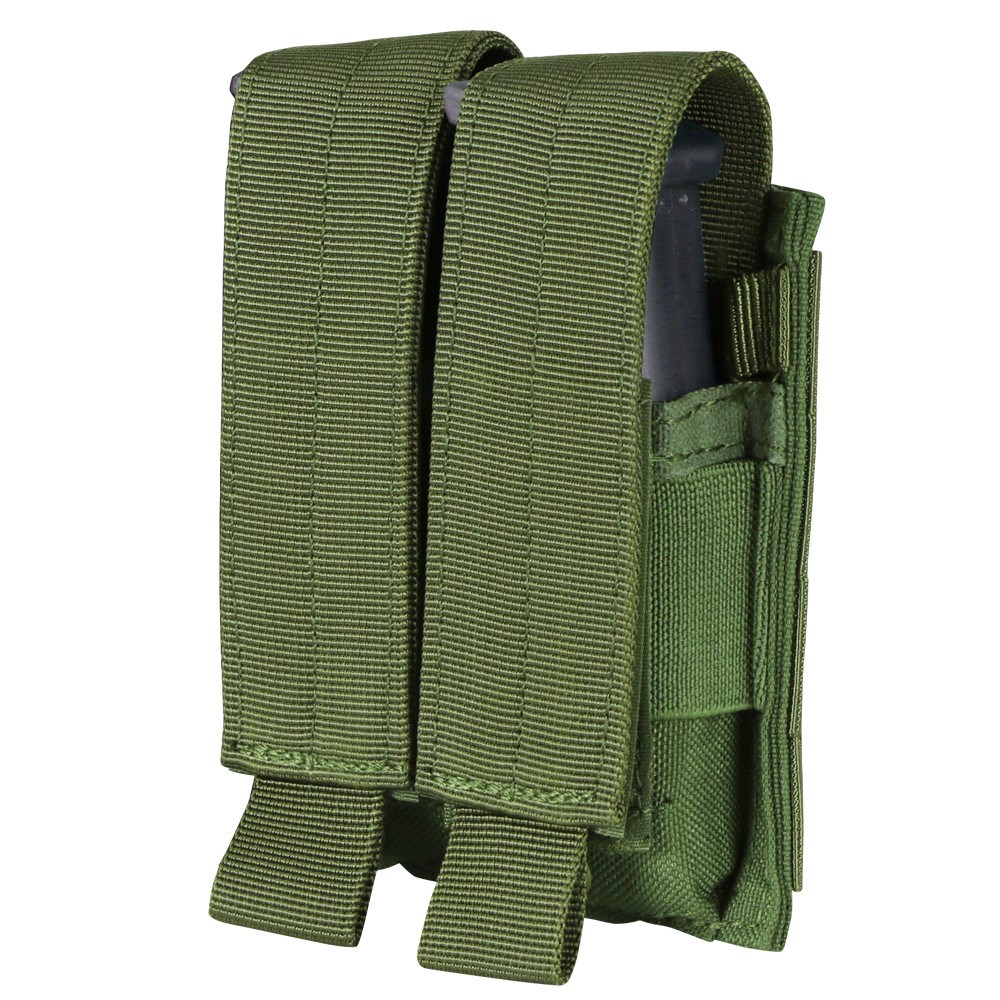 Levně CONDOR OUTDOOR sumka MOLLE dvojitá na zásobník M9 ZELENÁ