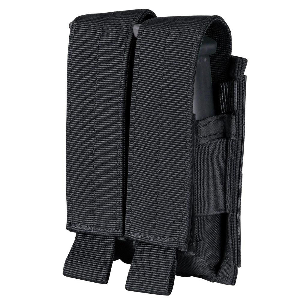 Levně CONDOR OUTDOOR sumka MOLLE dvojitá na zásobník M9 ČERNÁ