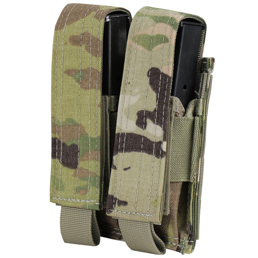 Levně CONDOR OUTDOOR sumka MOLLE dvojitá na zásobník M9 MULTICAM