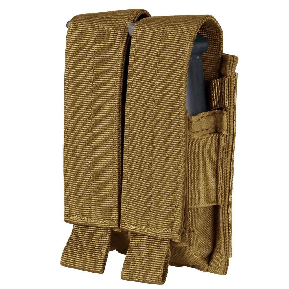 Levně CONDOR OUTDOOR sumka MOLLE dvojitá na zásobník M9 COYOTE BROWN