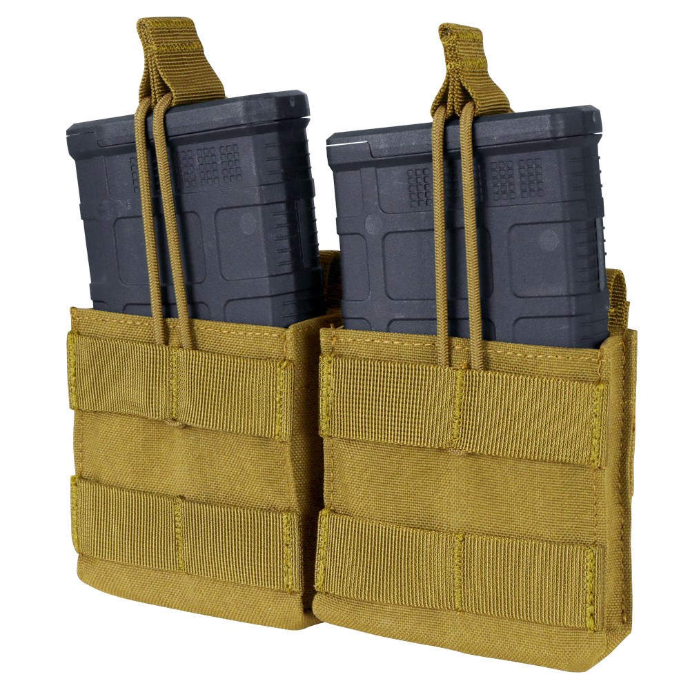 Levně CONDOR OUTDOOR sumka MOLLE na zásobníky 2xM14 otevřená COYOTE BROWN