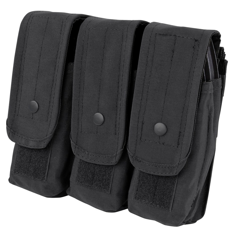 Levně CONDOR OUTDOOR sumka MOLLE trojitá na zásobníky AK ČERNÁ