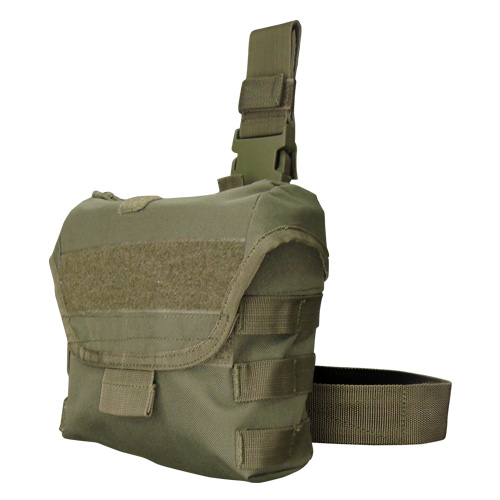 Levně CONDOR OUTDOOR pouzdro stehenní DUMP univerzální ZELENÉ