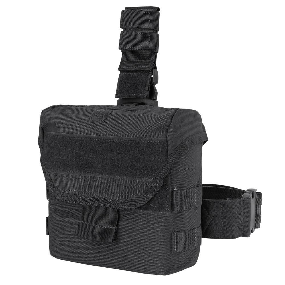 Levně CONDOR OUTDOOR pouzdro stehenní DUMP univerzální ČERNÉ