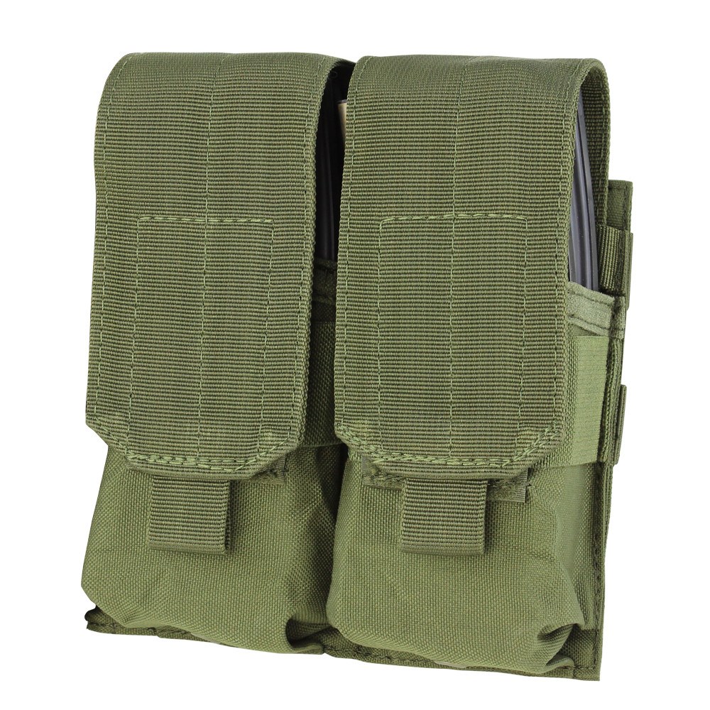 Levně CONDOR OUTDOOR sumka MOLLE dvojitá na zásobníky M4 ZELENÁ