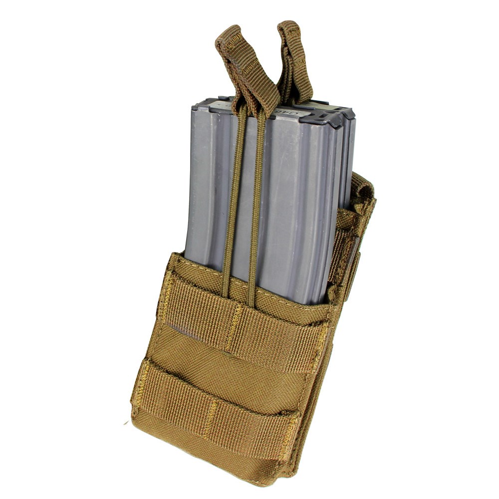 Levně CONDOR OUTDOOR sumka MOLLE na zásobníky 2xM16 otevřená COYOTE BROWN